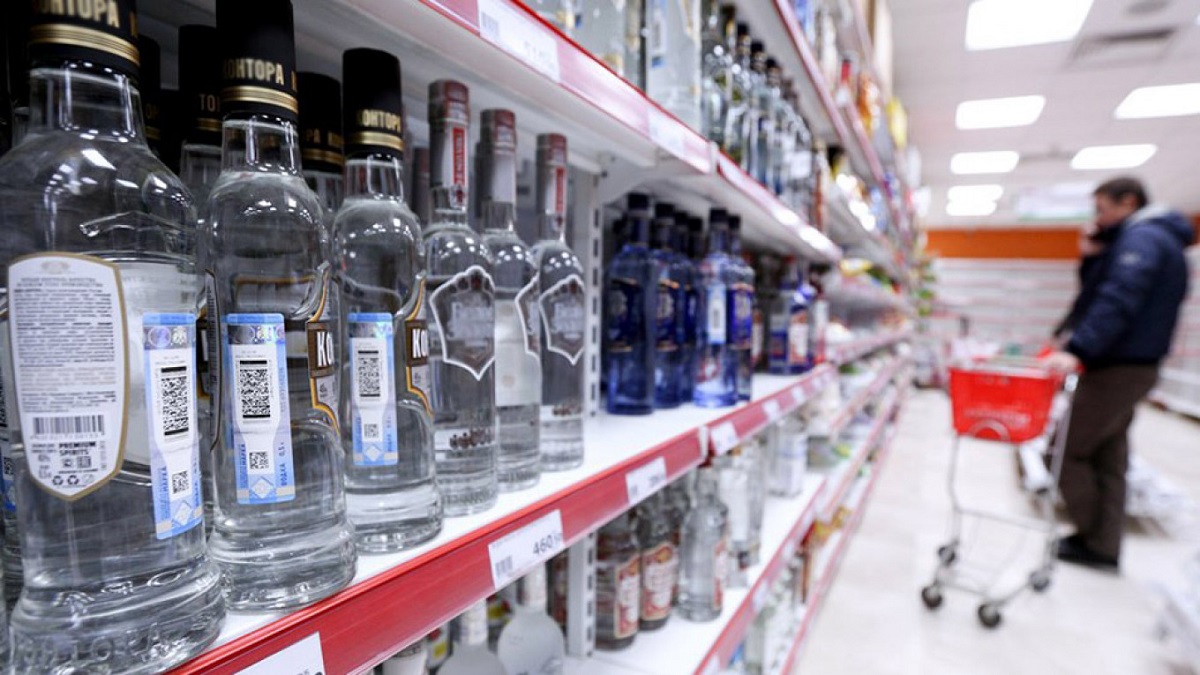 алкоголь в магазине